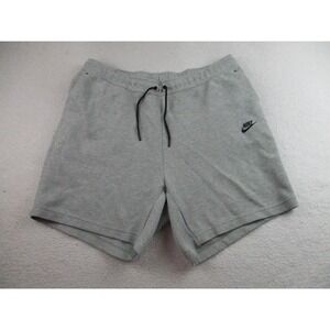 Nike Shorts Mens 2XL Gray CU4503-063 Fleece Drawstring Athletic Logo XXL Pocket